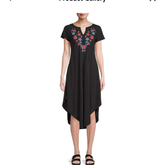NWT The Pioneer Woman Black Umbrella Dress Final Price - Picture 2 of 12